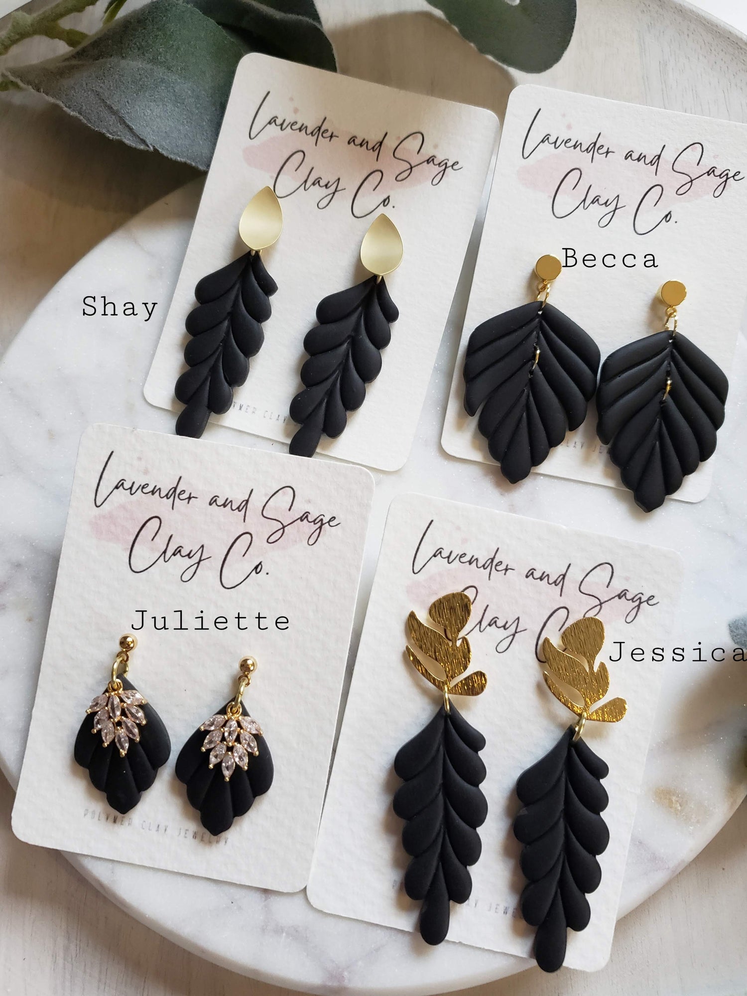 Little black dress earrings