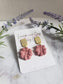 Daisy Flower Polymer Clay Earrings