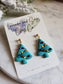 Christmas tree earrings | lights Christmas tree earrings