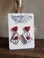 Love letter envelopes earrings  | Valentine's clay earrings |Polymer Clay Earrings | Statement Earrings